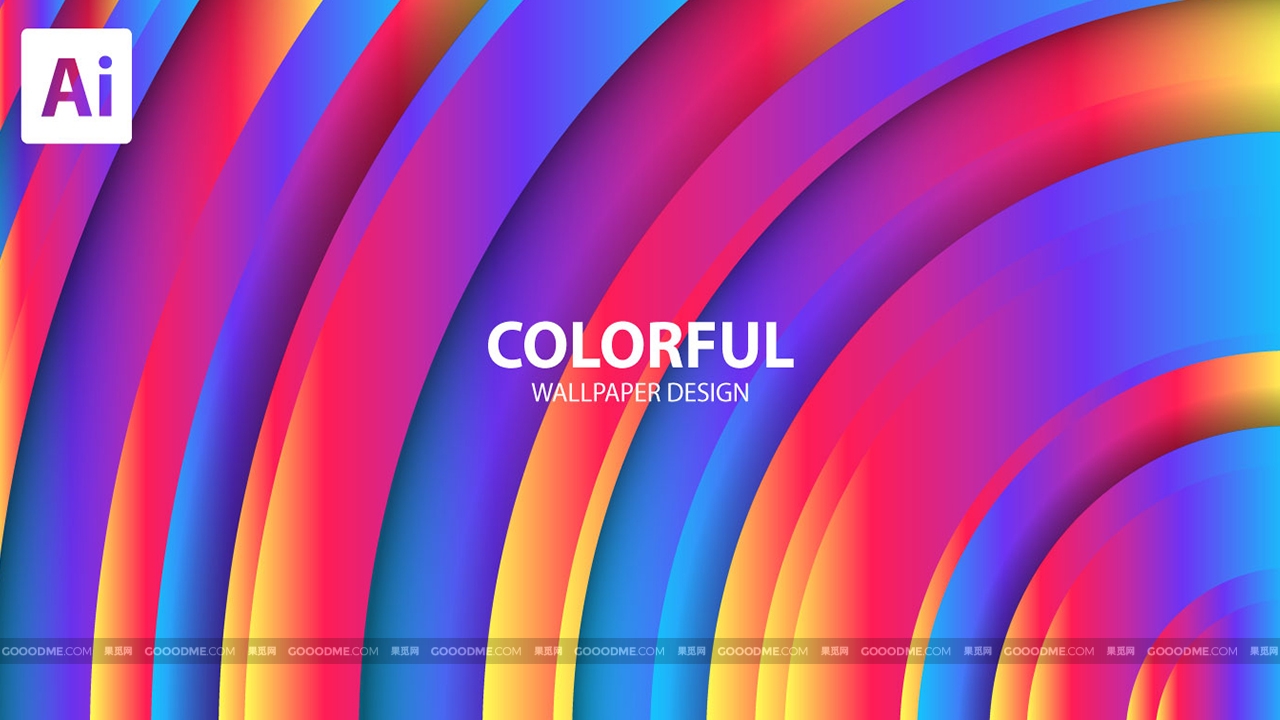 834 可商用AI渐变色板模板Colorful Gradient Swatches for Illustrator