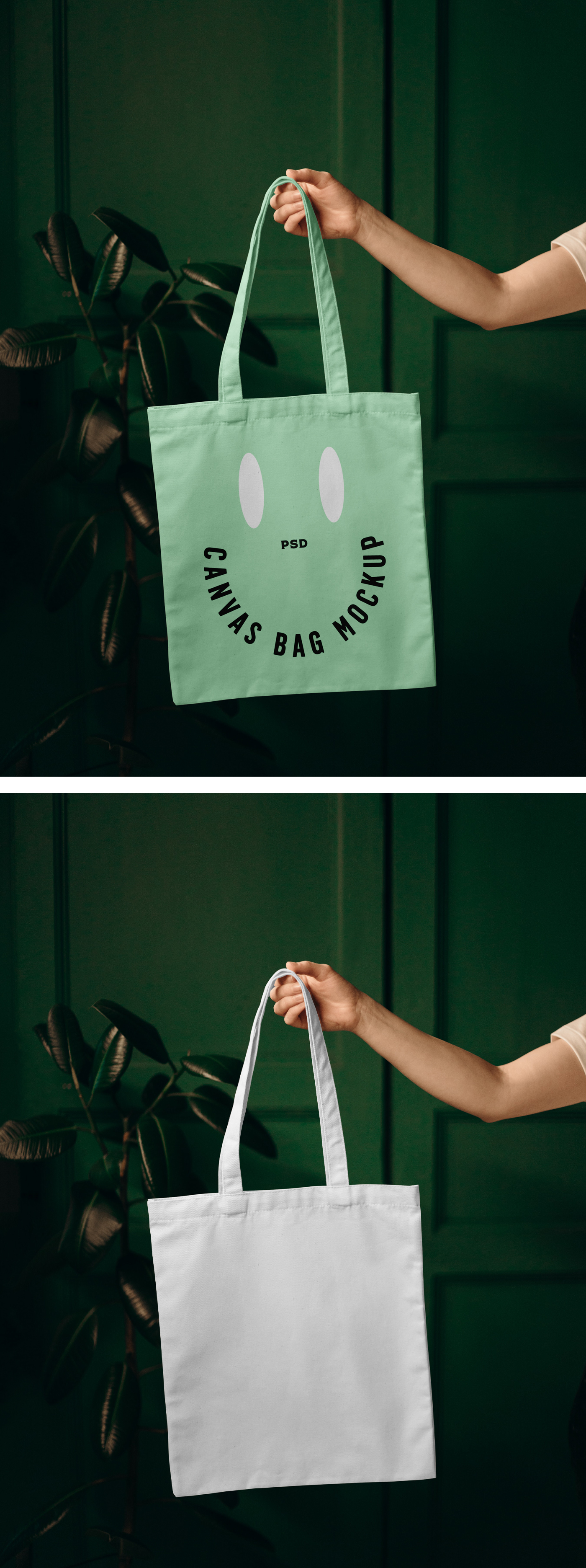 408 可商用帆布手提袋PSD样机素材Canvas Bag in Leaving Room Gra.zip