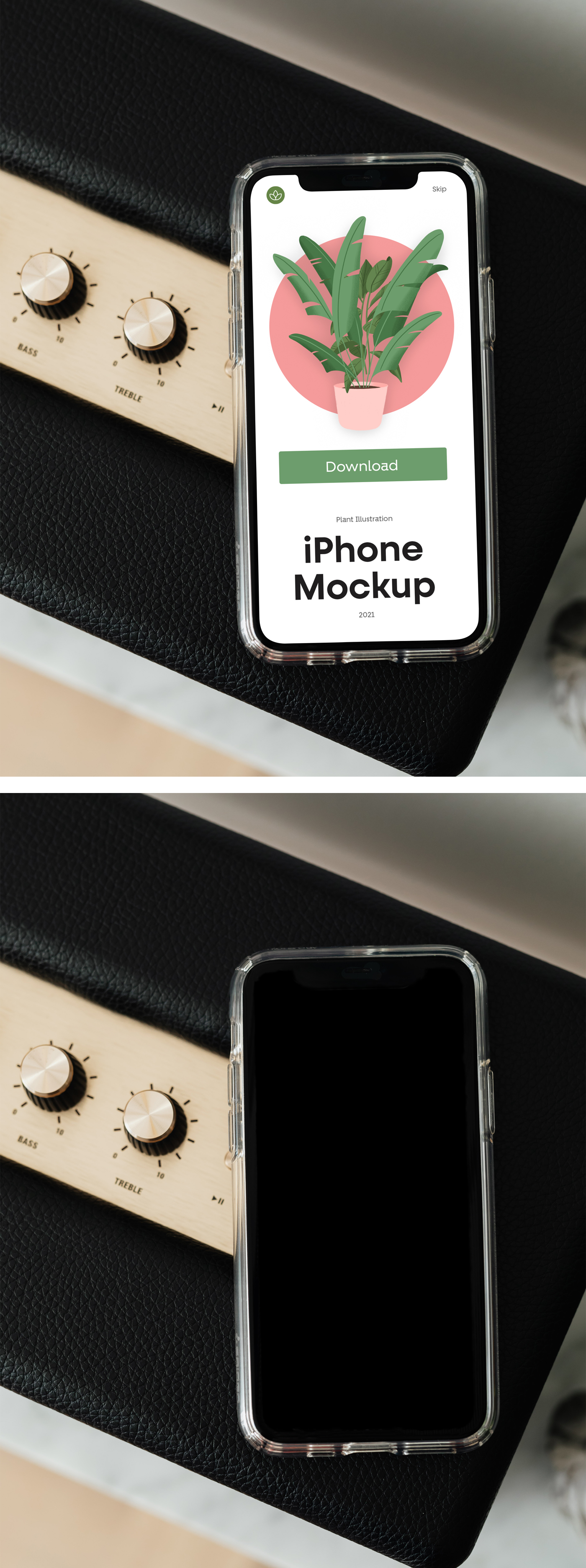 426 可商用手机屏幕UI设计展示PSD样机素材 iPhone XS PSD Mockup D.zip