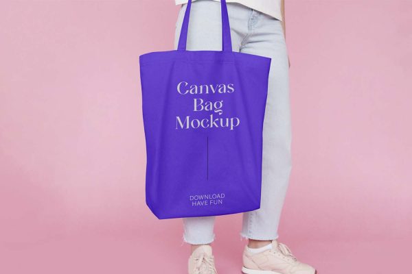 409 可商用男士帆布手提袋PSD素材样机模型Canvas Bag with Jeans Mockup G.zip