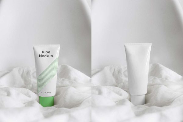 414 可商用软管护肤化妆品包装设计PSD样机素材 Cosmetics Tube PSD Mockup Graphic yyt.zip