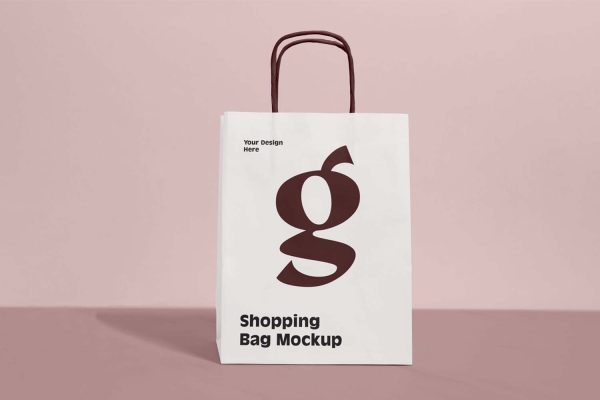 424 可商用纸袋手提带PSD样机素材 Grocery Shopping Bag Mockup Graphic y.zip