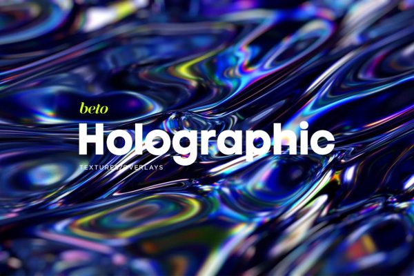 841 全息抽象动态感的背景图片素材 Holographic Overlays