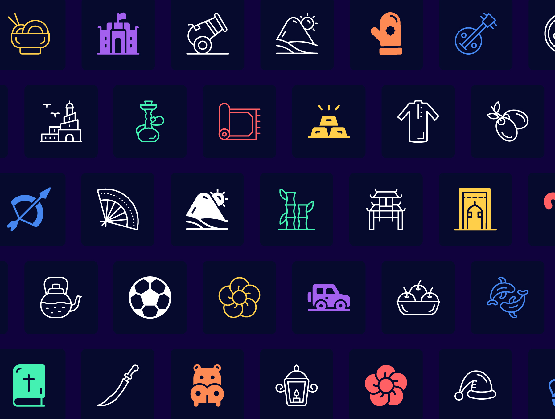 07 1600+多路径样式社区文化金融Icon图标Ai矢量设计素材 1600+ Culture and Communities Vector Icons