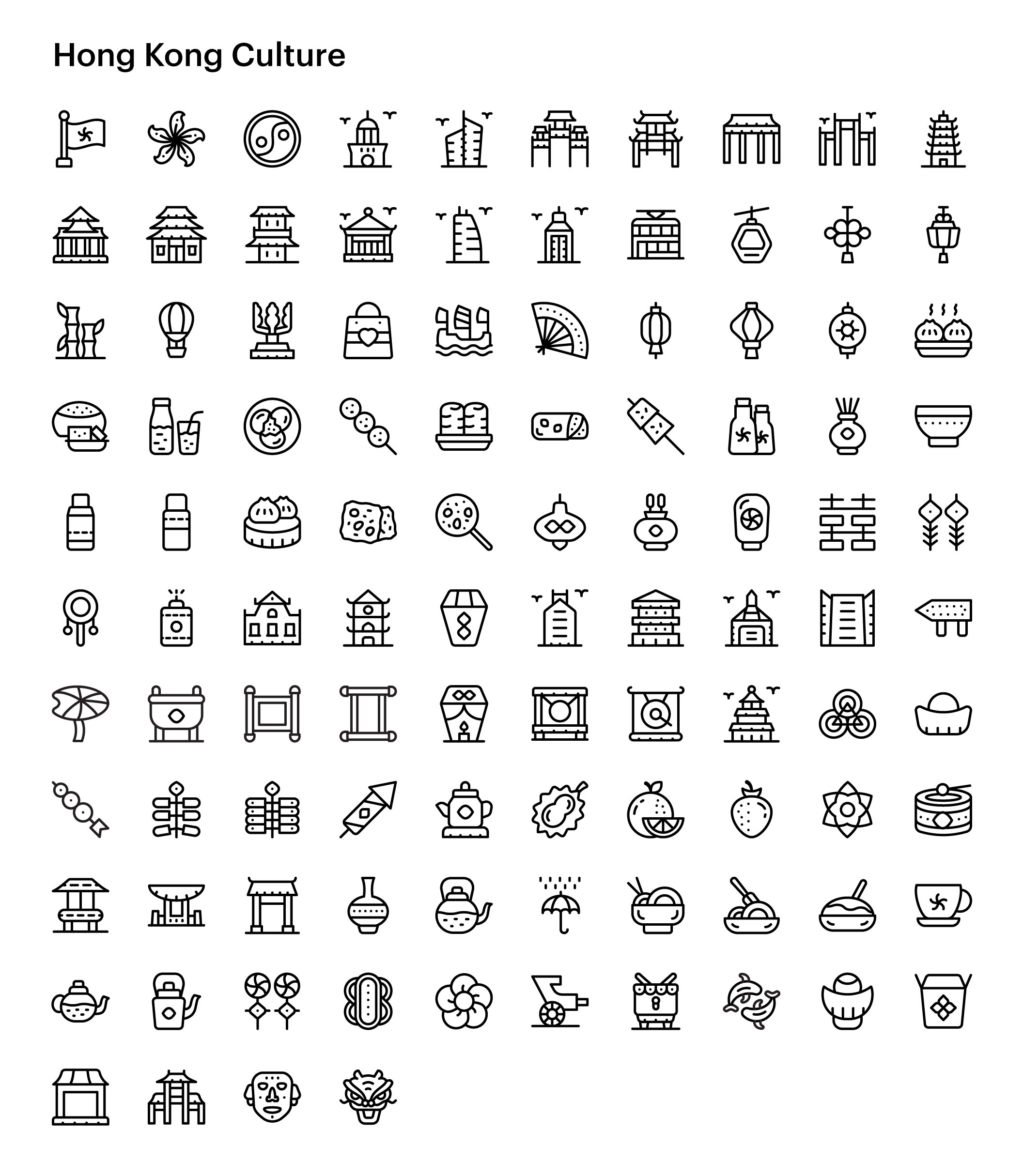 07 1600+多路径样式社区文化金融Icon图标Ai矢量设计素材 1600+ Culture and Communities Vector Icons