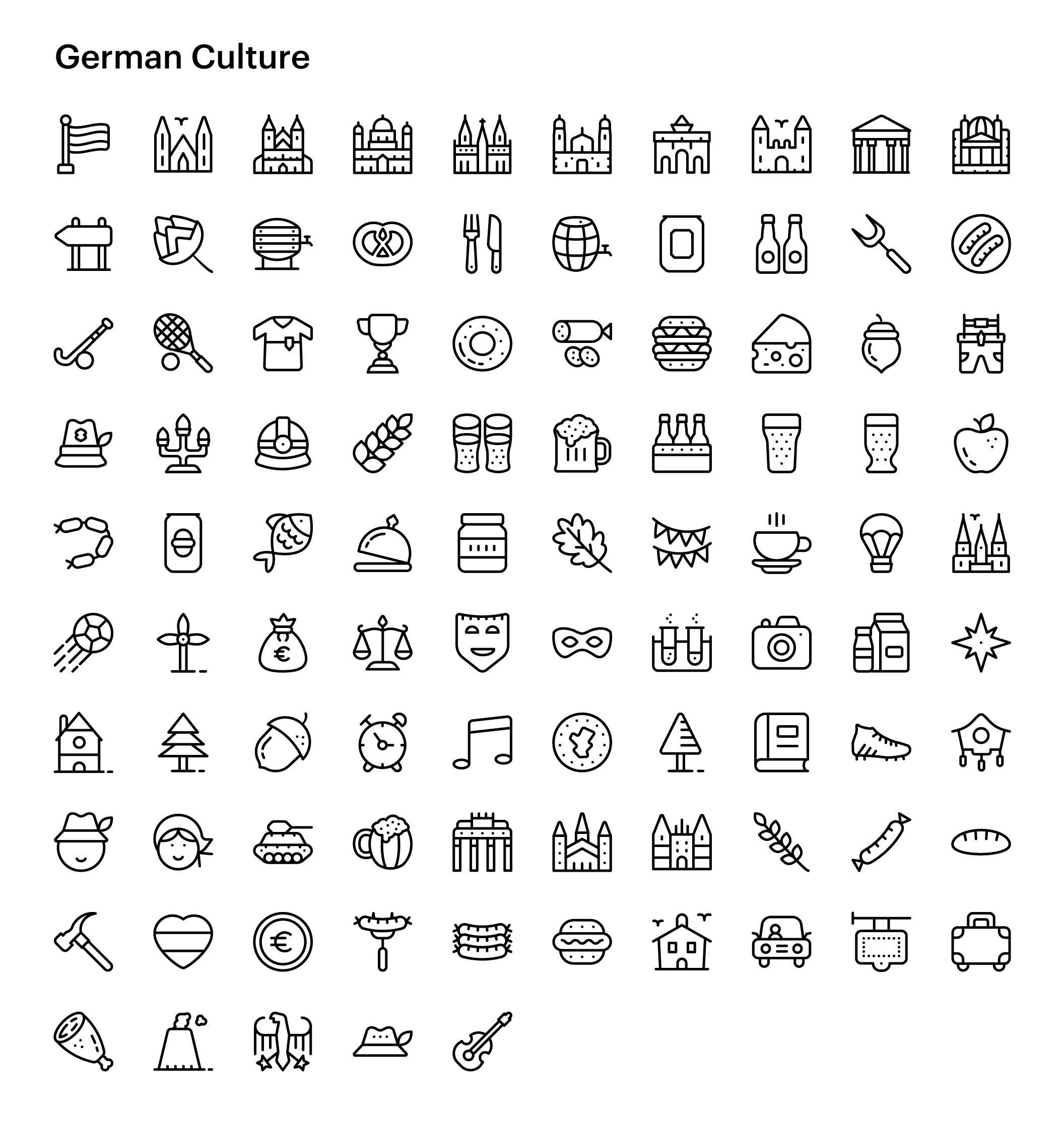 07 1600+多路径样式社区文化金融Icon图标Ai矢量设计素材 1600+ Culture and Communities Vector Icons