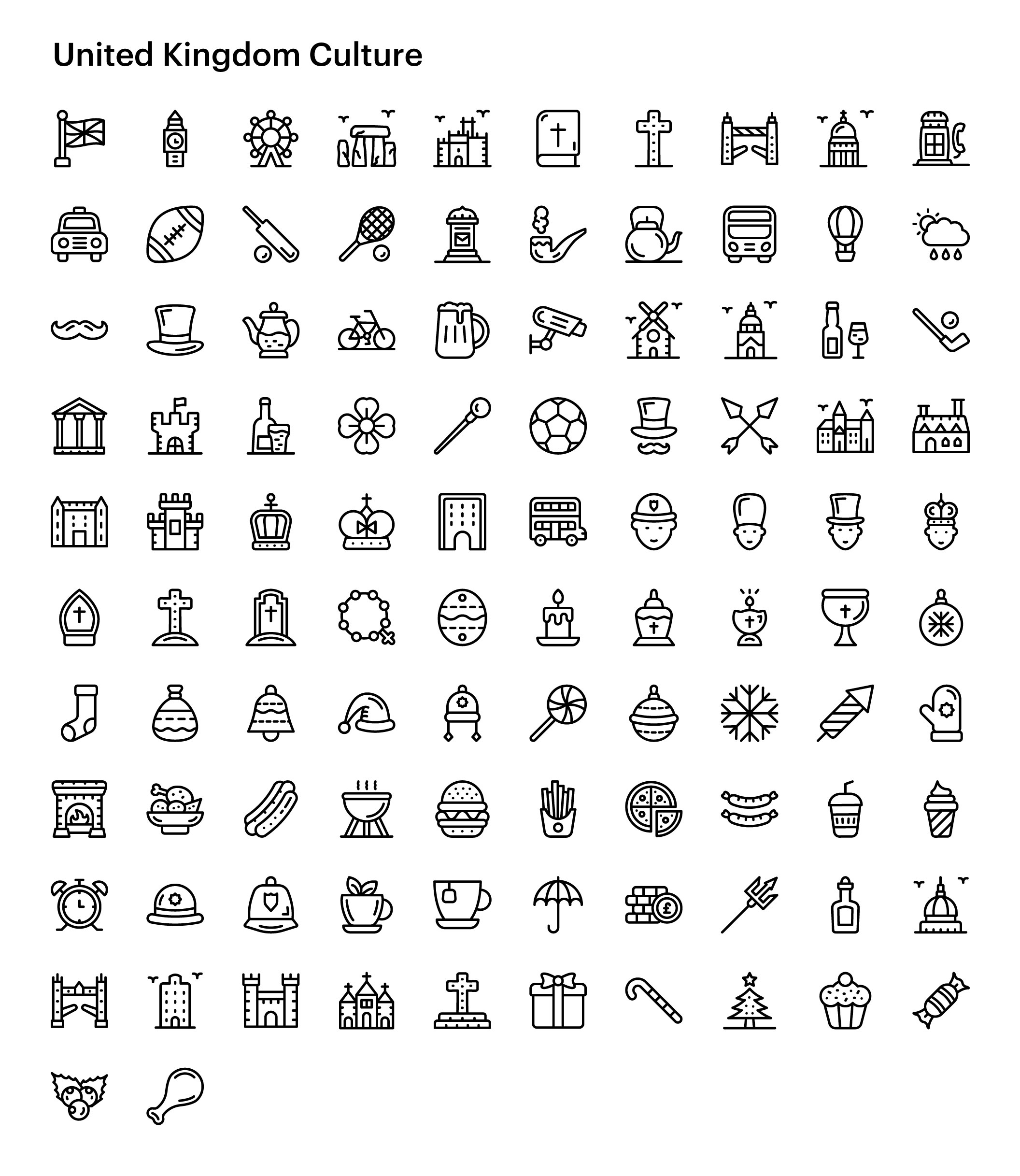 07 1600+多路径样式社区文化金融Icon图标Ai矢量设计素材 1600+ Culture and Communities Vector Icons