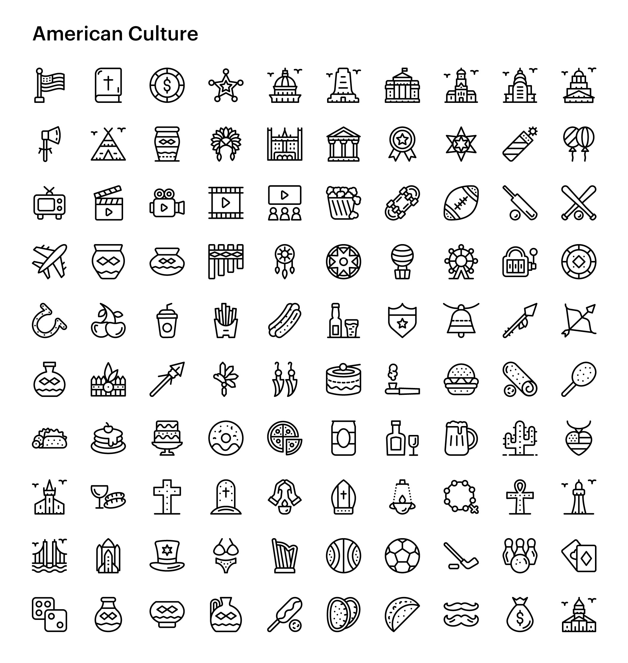 07 1600+多路径样式社区文化金融Icon图标Ai矢量设计素材 1600+ Culture and Communities Vector Icons