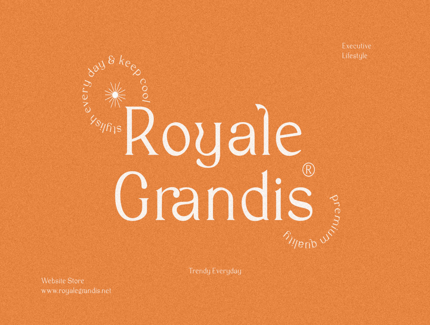 38 Garlich Grow经典时尚现代轻奢优雅装饰logo杂志排版衬线英文字体 Garlich Grow – Trendy Modern Serif 38