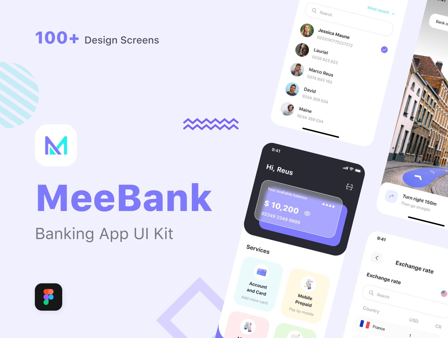 50 优质银行金融财务应用程序APP界面设计UI套件素材 MeeBank – Banking App UI Kit MeeBank – Banking App UI Kit 50