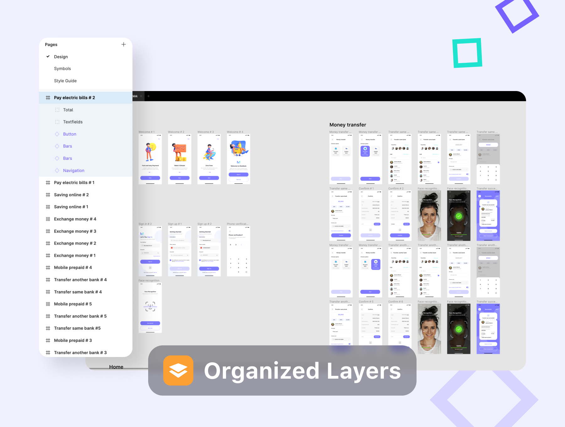 50 优质银行金融财务应用程序APP界面设计UI套件素材 MeeBank – Banking App UI Kit MeeBank – Banking App UI Kit 50
