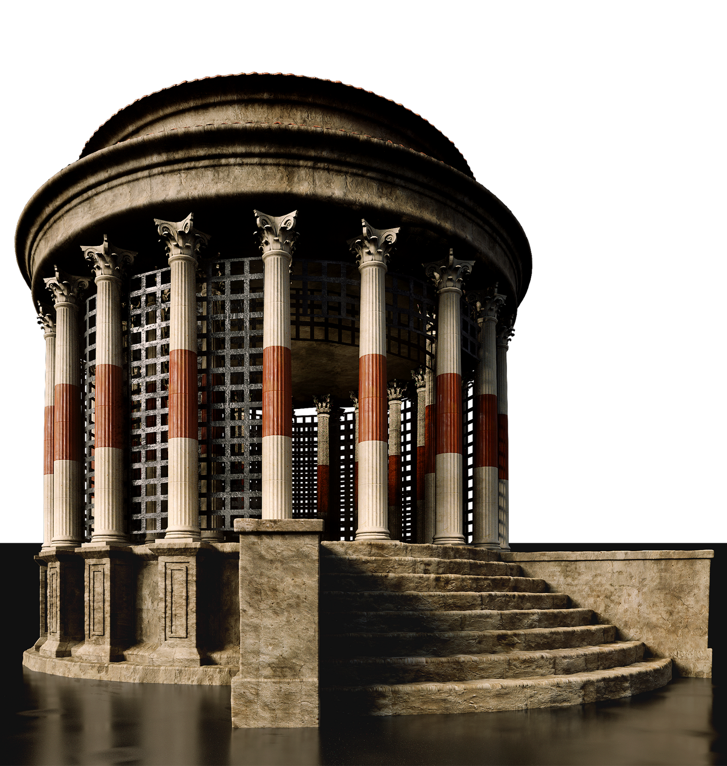 866 罗马帝国著名建筑3D模型Kitbash3D – Roman Empire