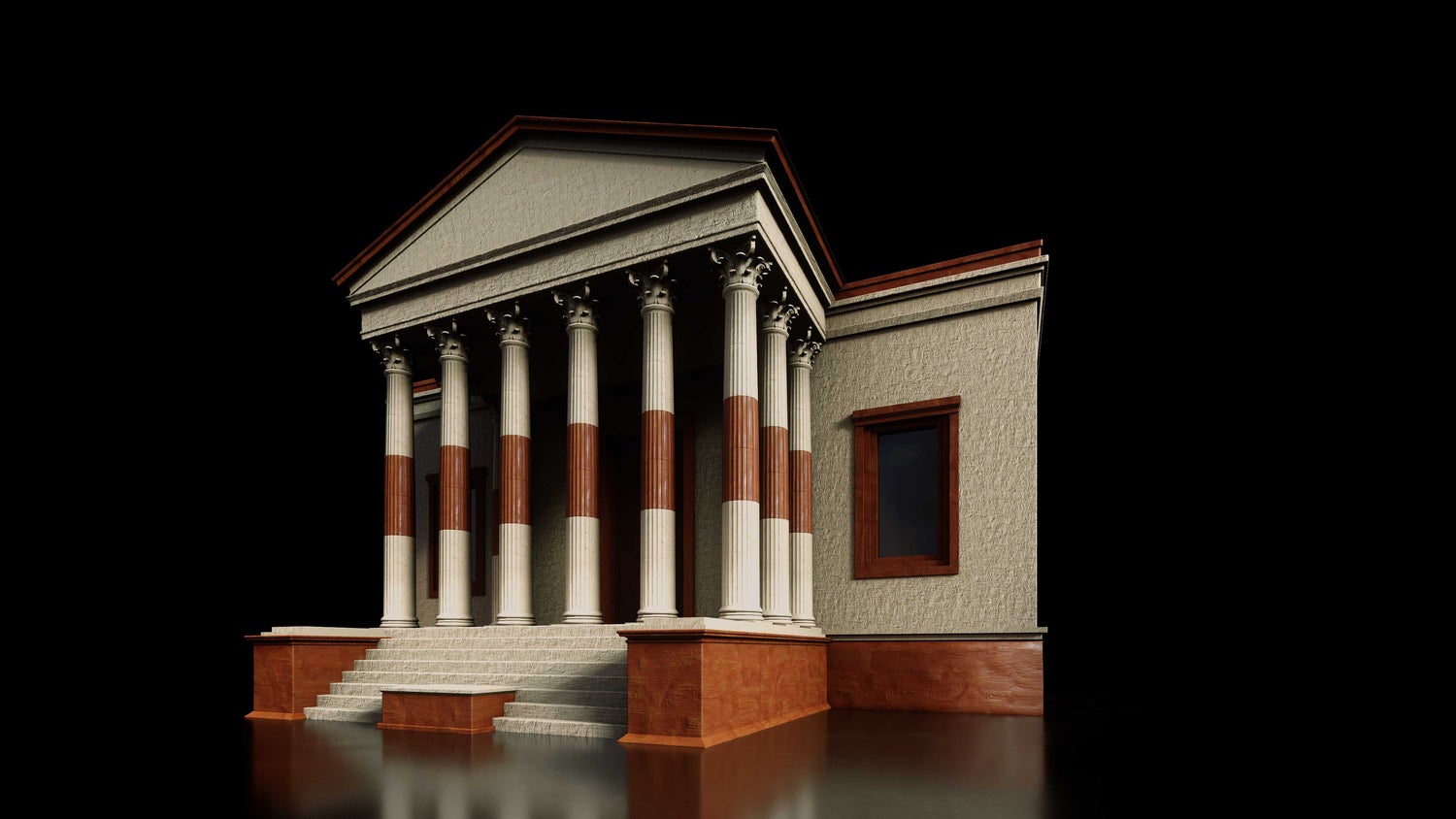 866 罗马帝国著名建筑3D模型Kitbash3D – Roman Empire