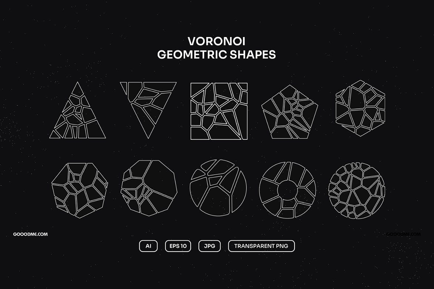 06 50款极简现代几何抽象图形50 vector geometric shapes