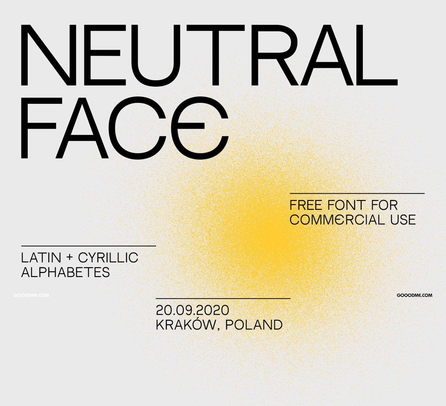 26 简约的印刷体粗衬线字体英文字体–Neutral Face