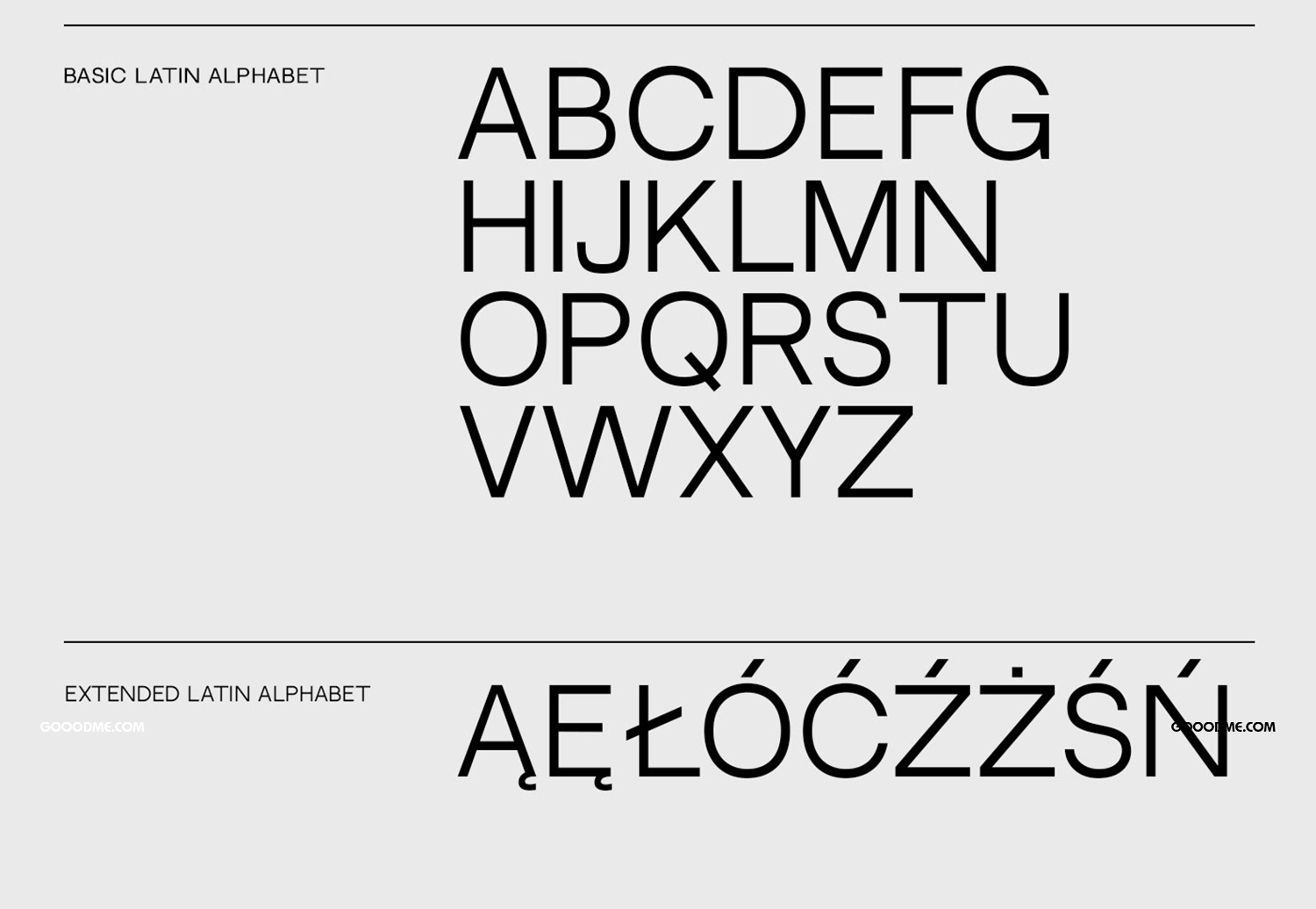 26 简约的印刷体粗衬线字体英文字体–Neutral Face