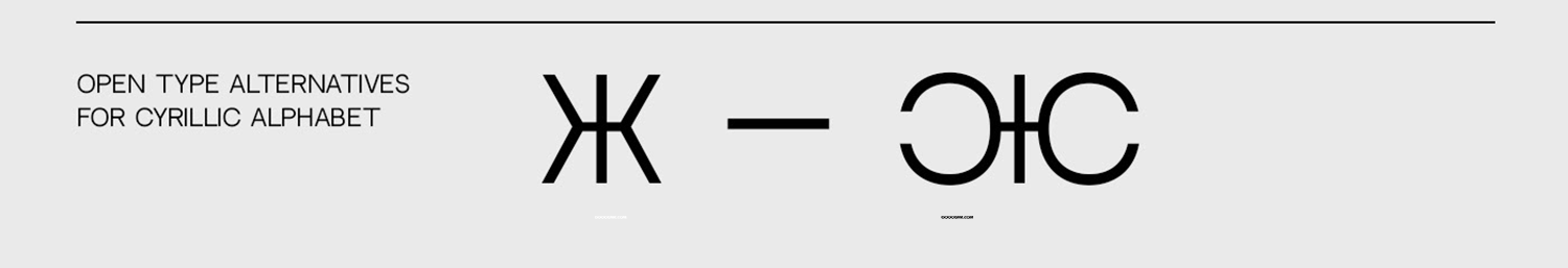 26 简约的印刷体粗衬线字体英文字体–Neutral Face