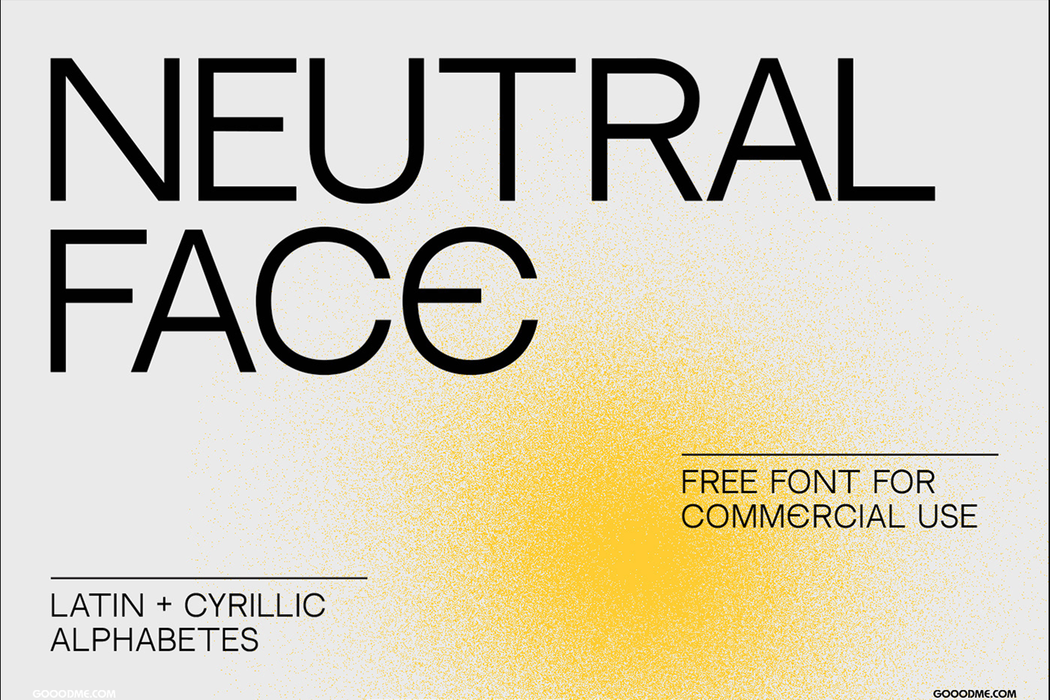 26 简约的印刷体粗衬线字体英文字体–Neutral Face