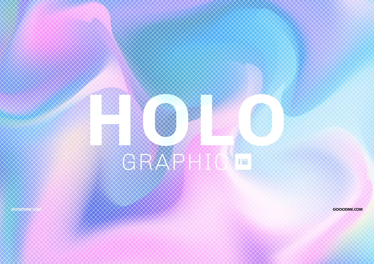 38 时尚的抽象全息渐变色纹理矢量背景图素材Abstract Holographic Background
