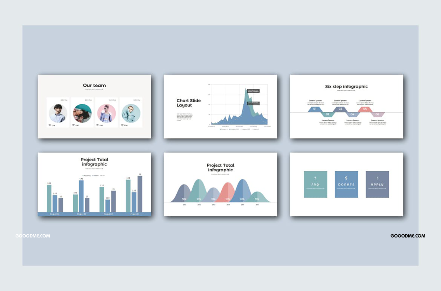 49 小清新多用途作品集演示文稿设计Keynote模板 Smooth Keynote Template