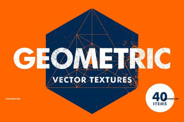 05 40款矢量几何纹理图形素材 Geometric Vector Textures
