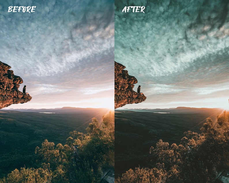 909 深青色冒险旅游青橙色 LIGHTROOM 预设DARK TEAL LIGHTROOM PRESETS.zip