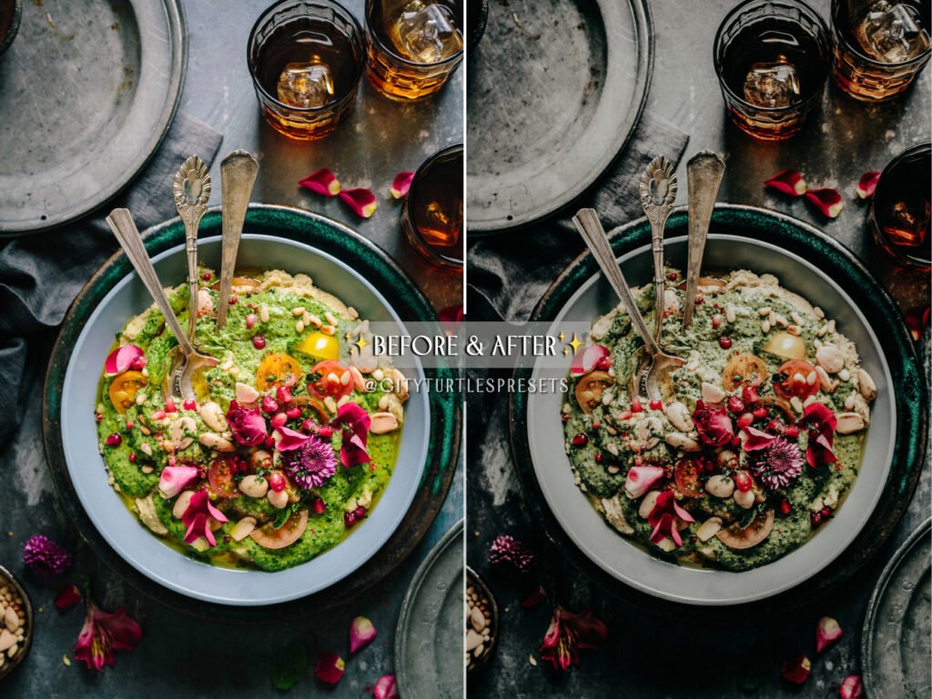 925 食物 Lightroom 预设集合Moody Food Lifestyle Blogger Lightroom Presets.zip