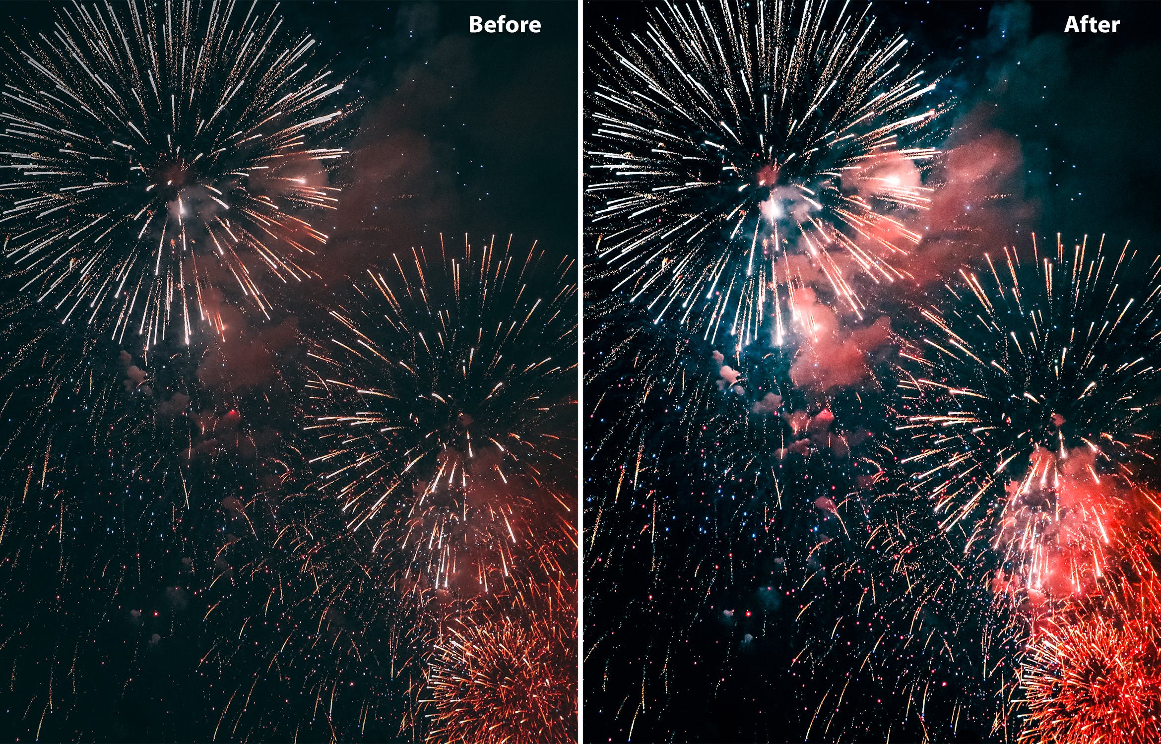 927 烟花照片的滤镜lr调色预设素材Fireworks Deluxe Edition for Mobile and Desktop.zip