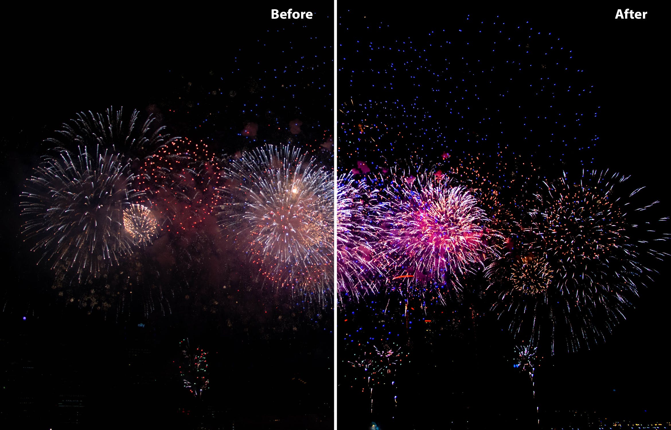 927 烟花照片的滤镜lr调色预设素材Fireworks Deluxe Edition for Mobile and Desktop.zip