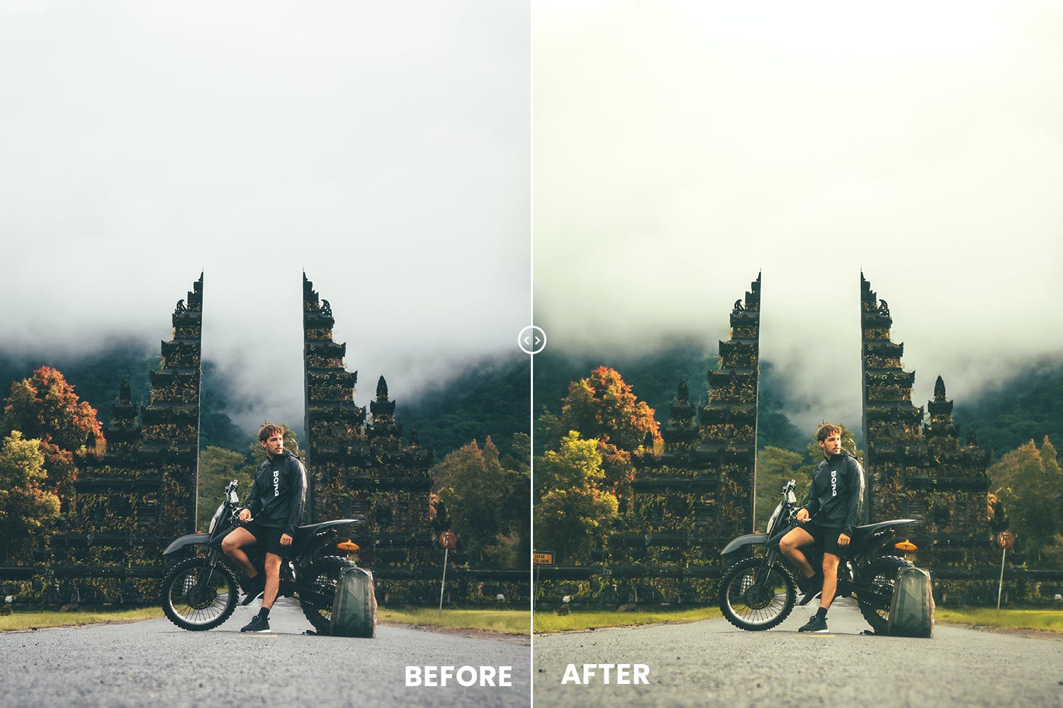 937 绿色森系苔藓绿森林户外调色lr预设 Moss Tone Action & Lightrom Presets.zip