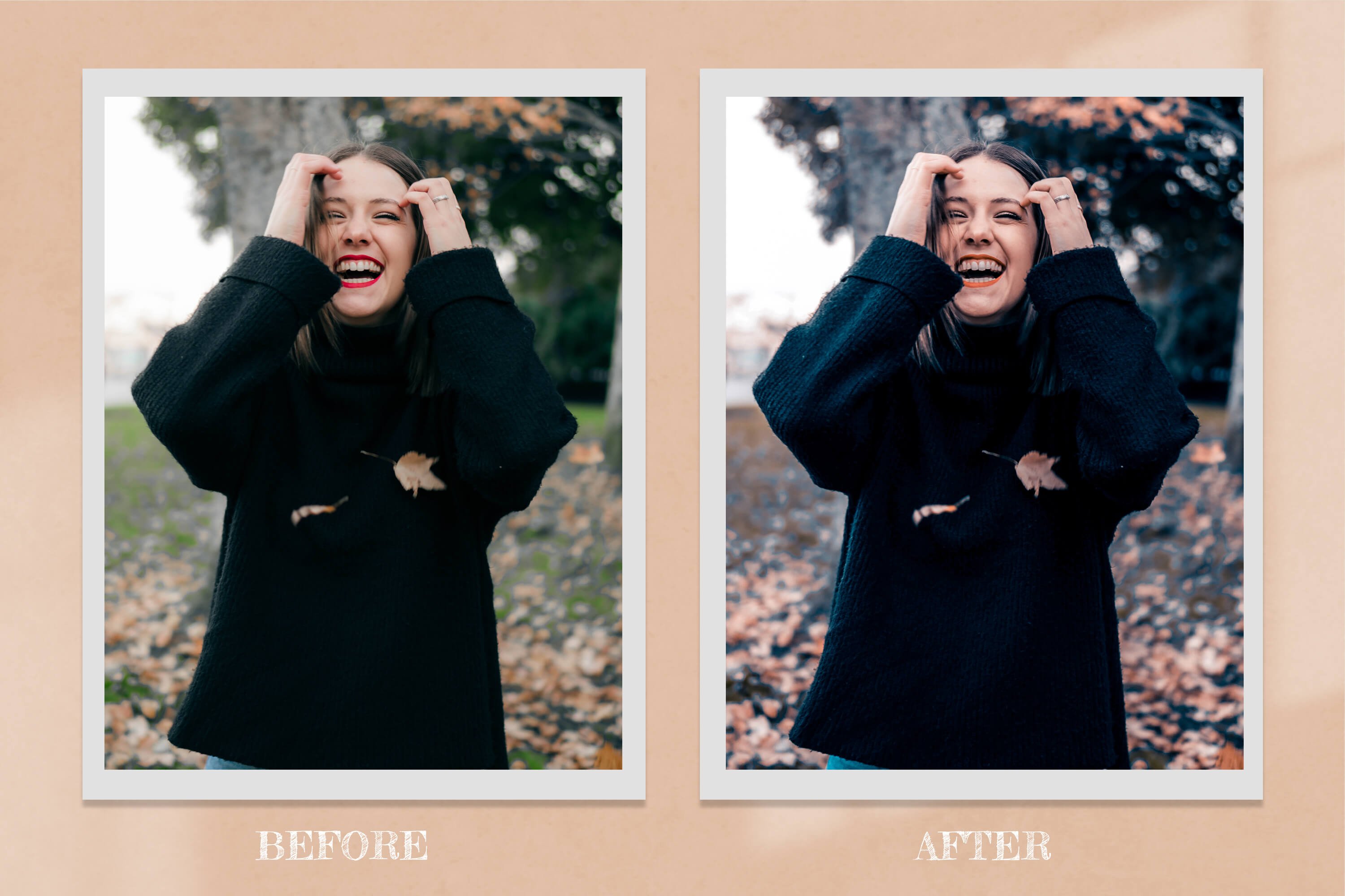 953 秋日户外场景lut预设 Fall In Mood Lightroom PS Presets.zip