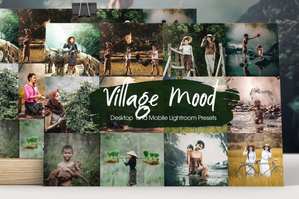 911 古风唯美人物增强lr预设 Village-Mood-Lightroom-Presets.zip