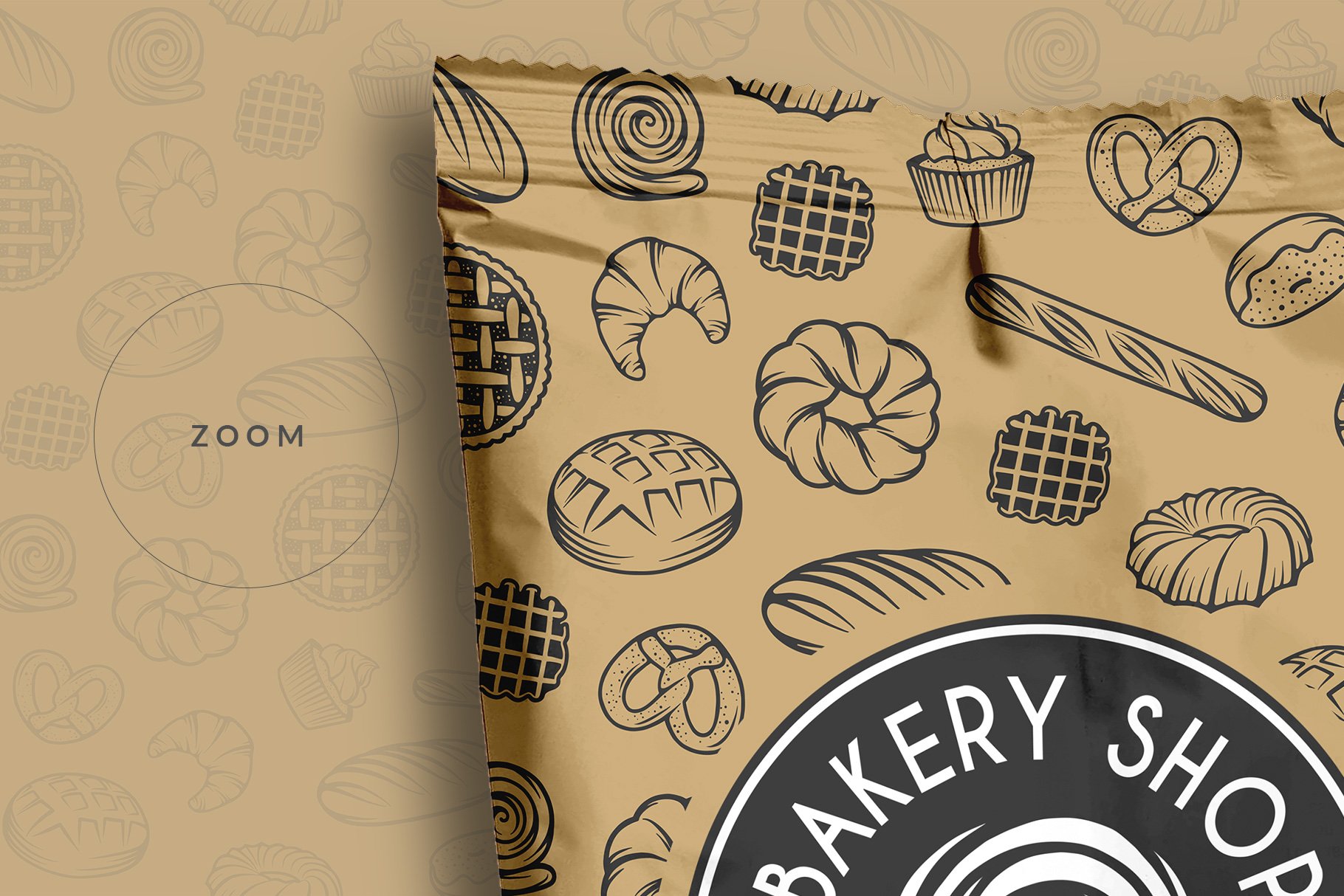 992 塑料零食袋包装样机PSD模型 Plastic Snack Pouch Packaging Mockup