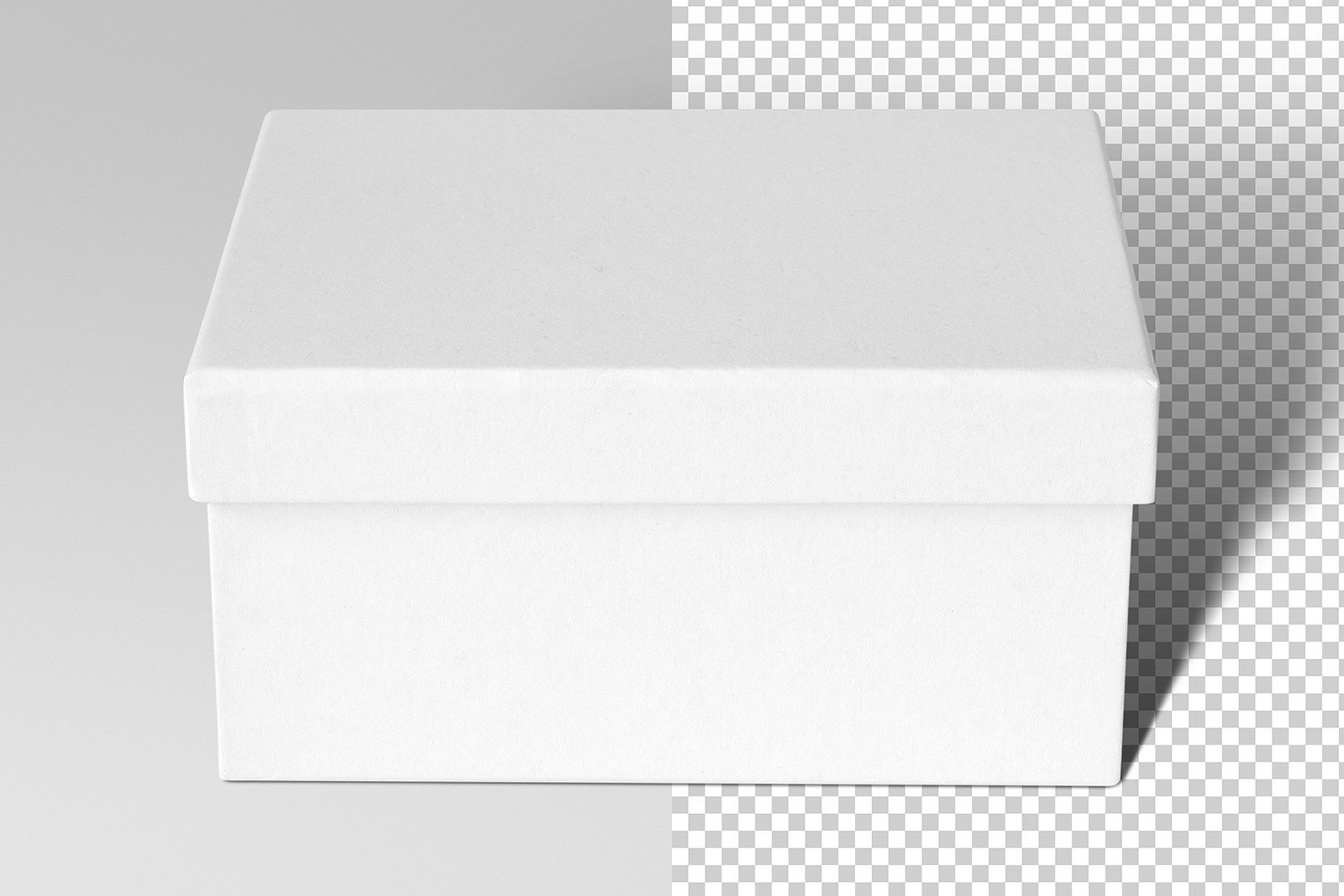 993 天地盖礼盒鞋盒包装盒PSD样机Paper Mache Craft Box Mockups