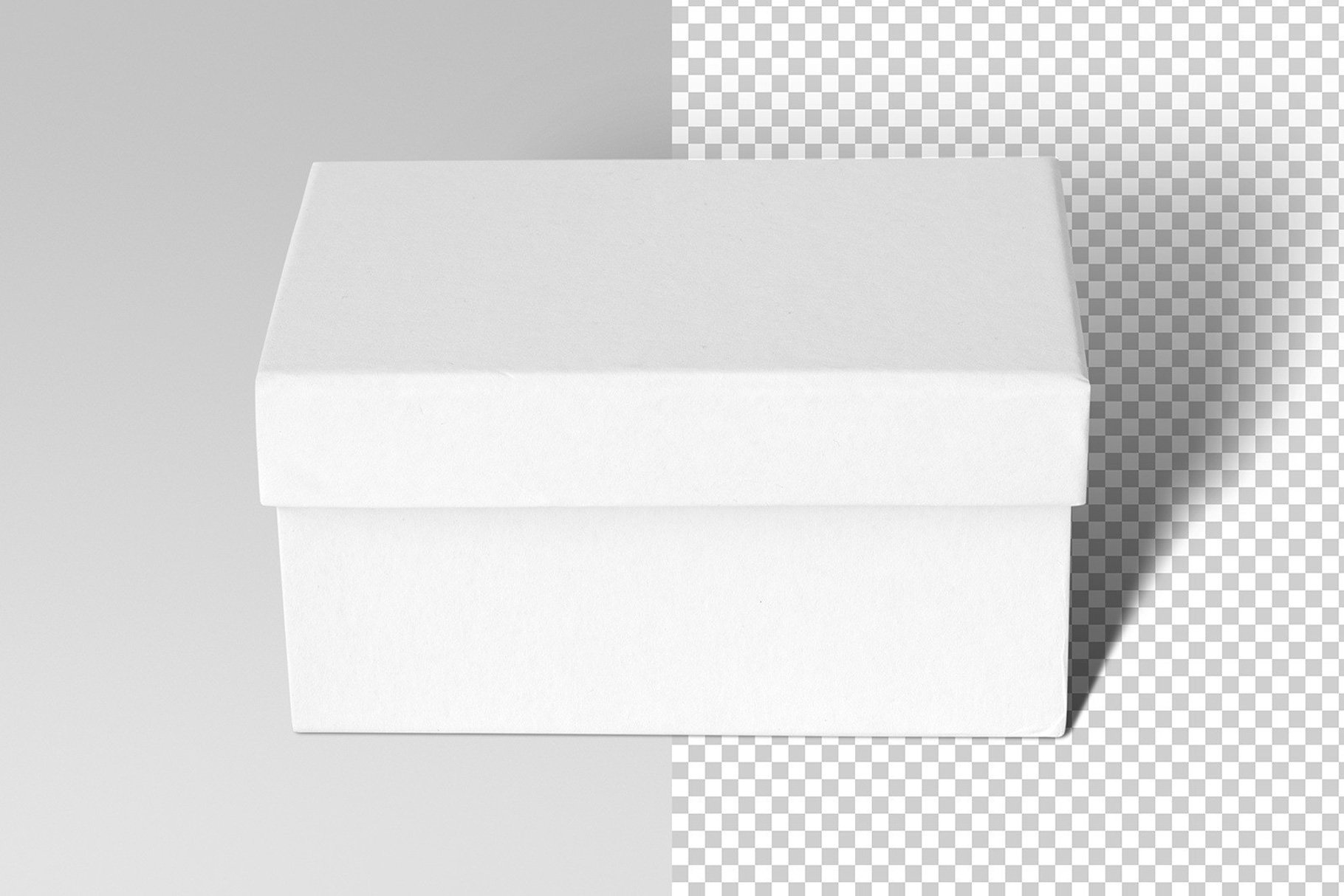 993 天地盖礼盒鞋盒包装盒PSD样机Paper Mache Craft Box Mockups