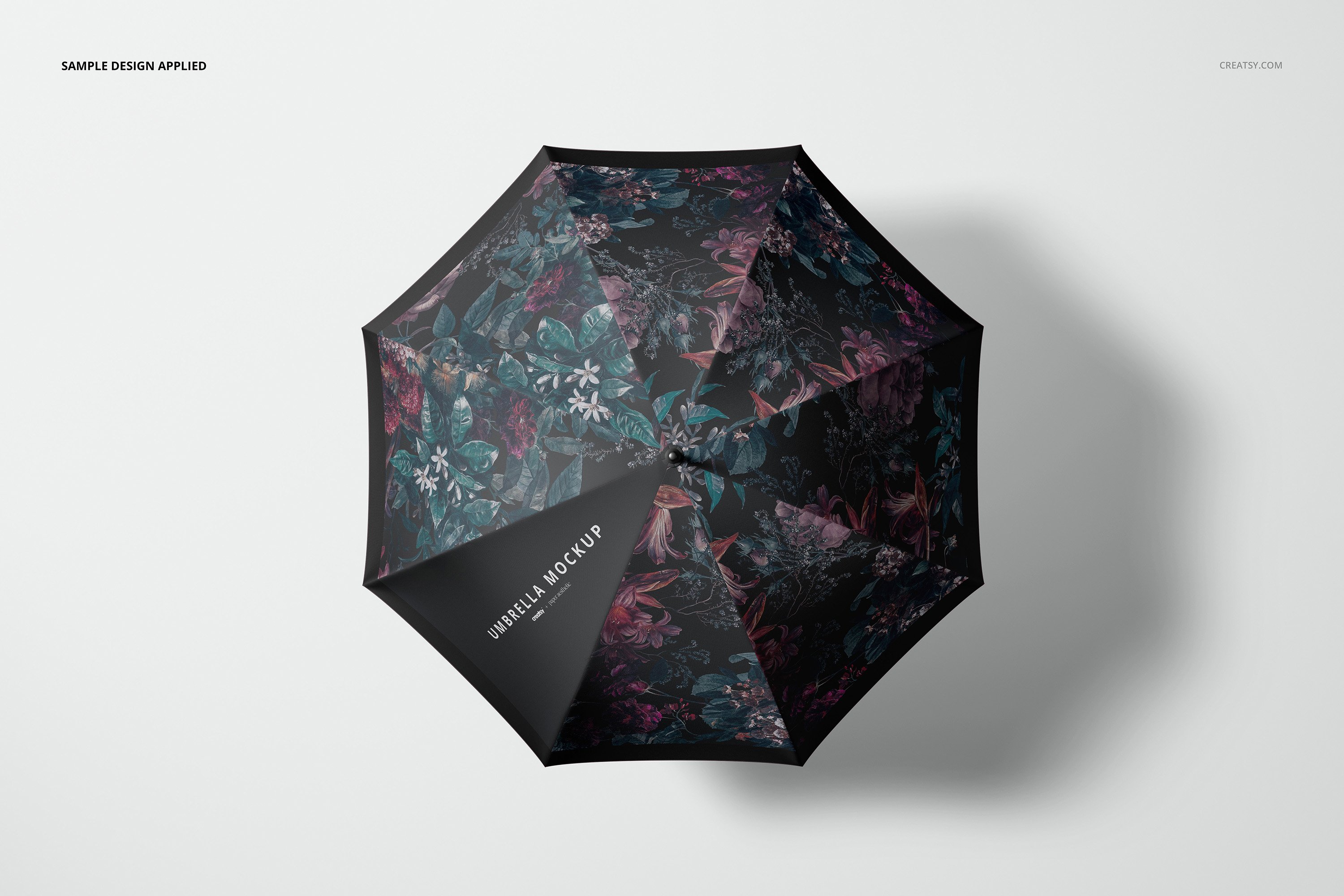 1034 14个时尚太阳伞雨伞品牌Logo设计贴图样机模板合集 Umbrella Mockup Set