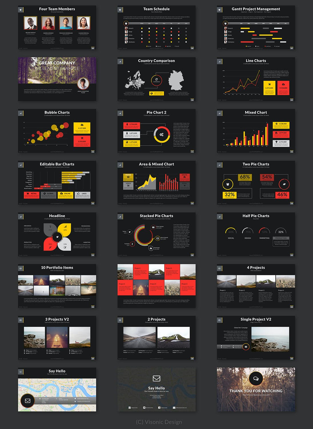1060 商业报告或创意设计演示Keynote幻灯片模板 Anim8 – Keynote Presentation Template
