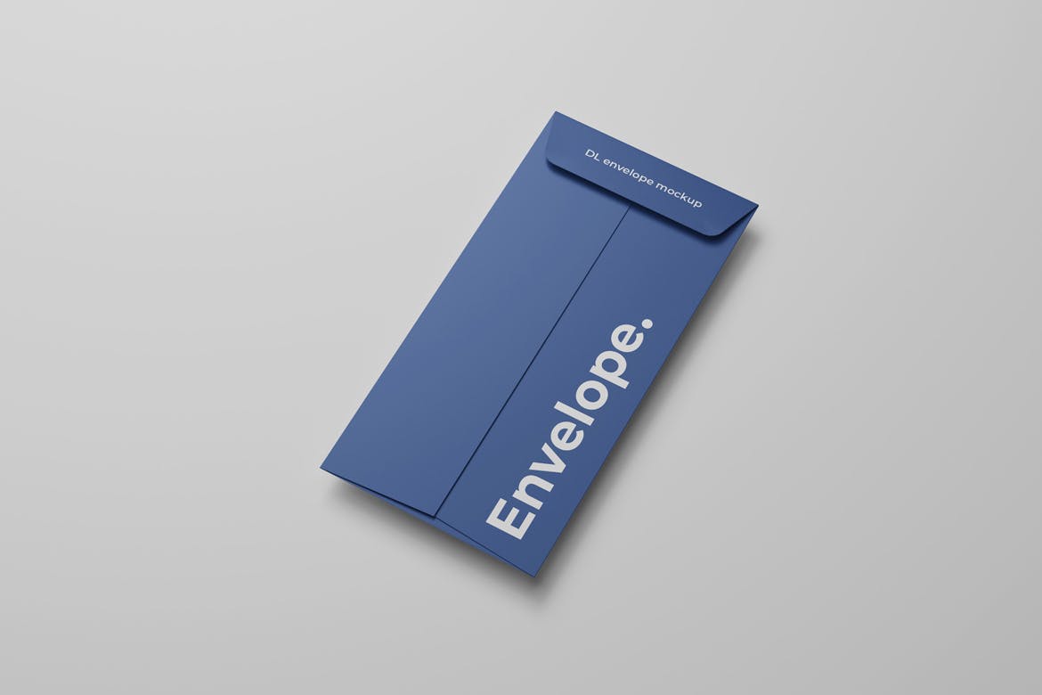022 高品质的时尚高端DL信封VI设计样机展示模型mockups