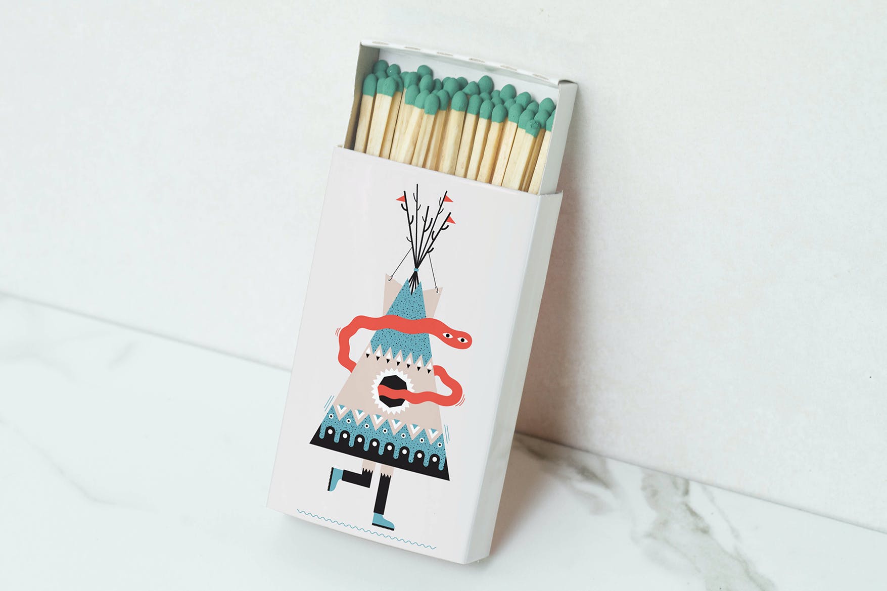058 真实场景火柴盒包装设计样机 Matches Box Mockup