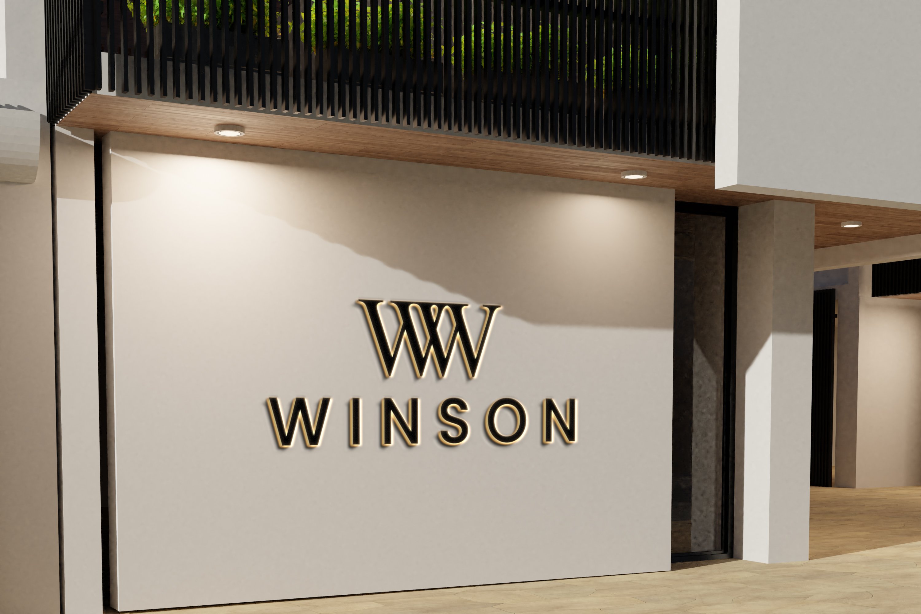 065 12款LOGO招牌展示PSD样机12 Sign Logo Mockup – VOL