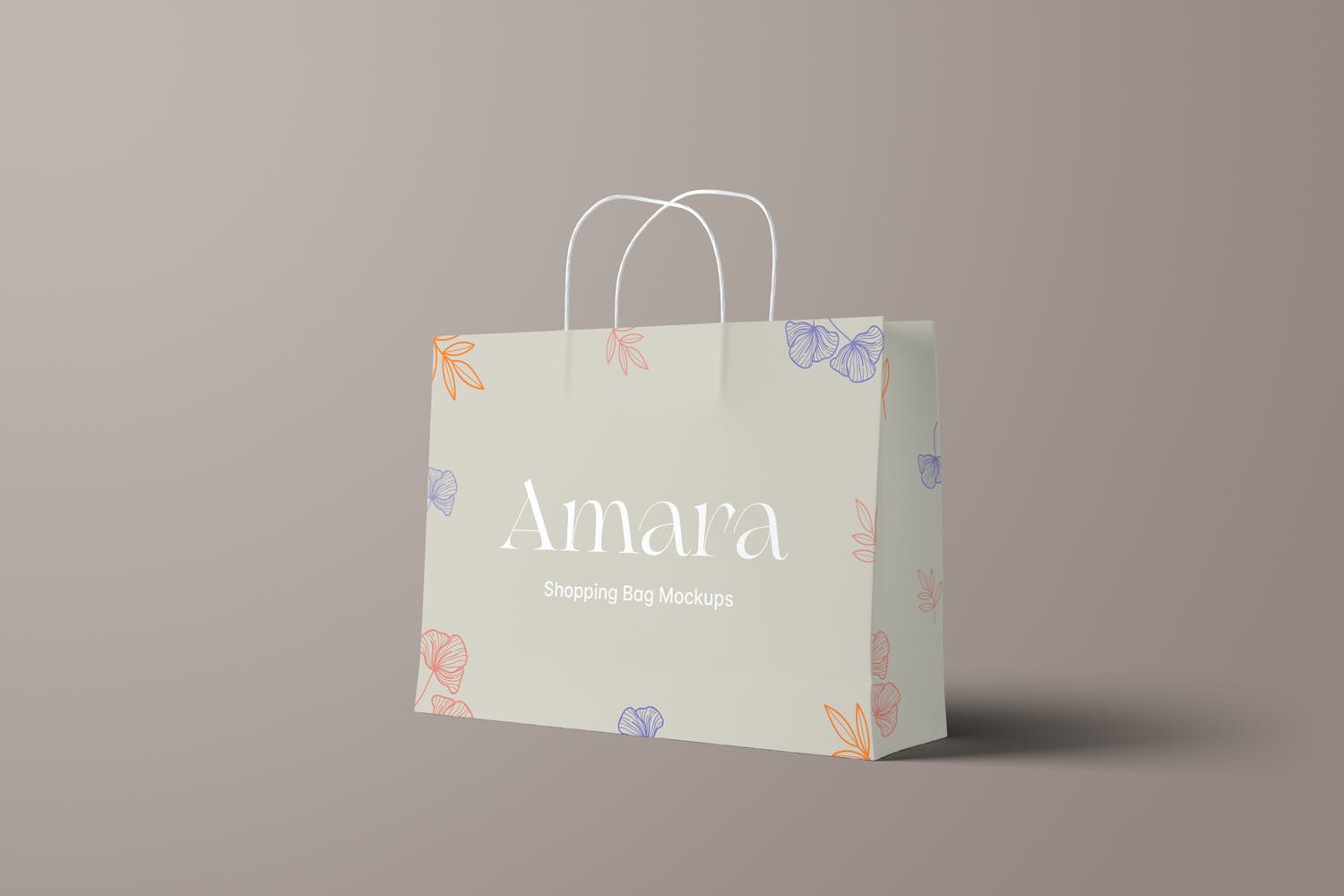 087 纸袋手提袋购物袋包装PSD样机 Shopping Bag Mockups