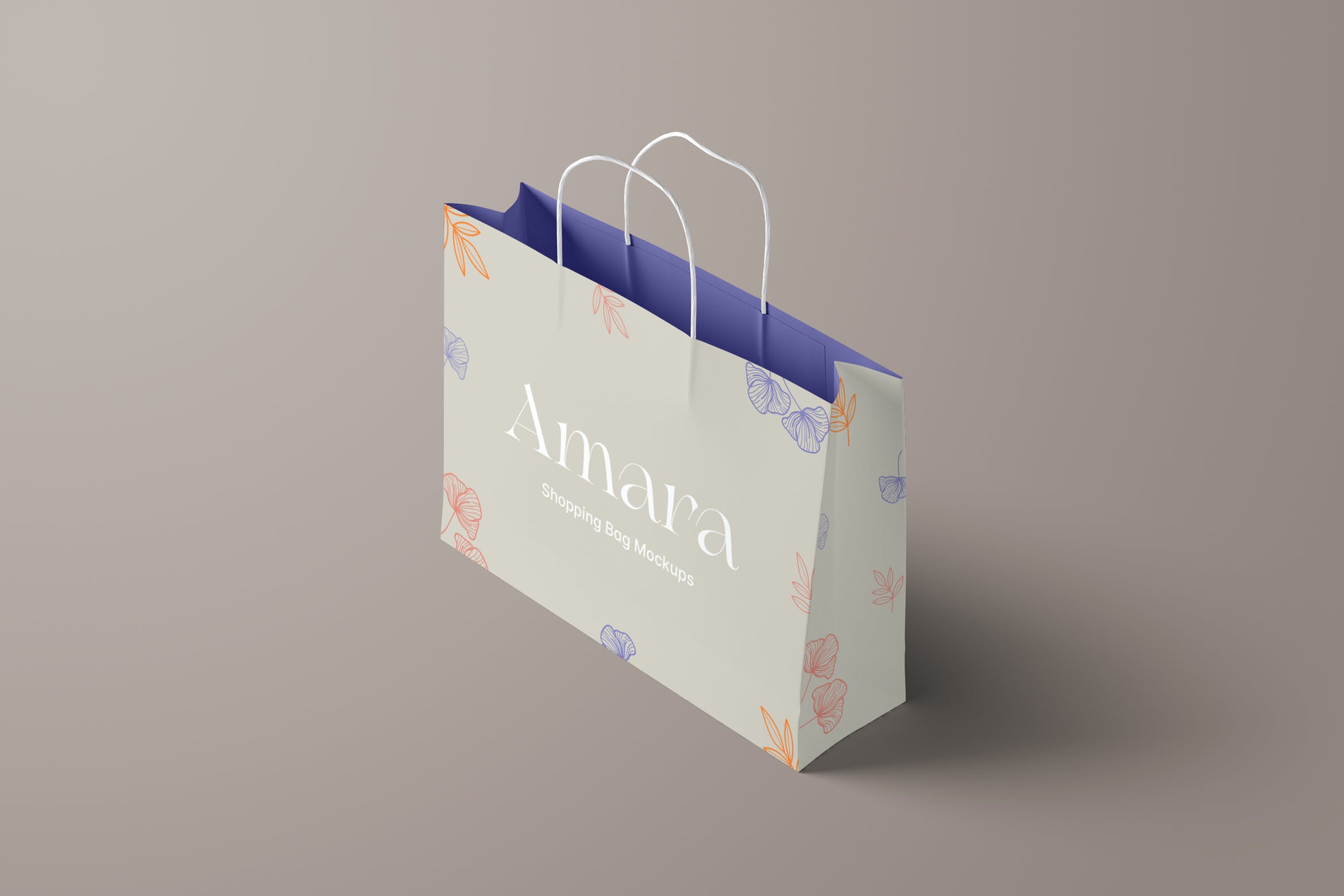 087 纸袋手提袋购物袋包装PSD样机 Shopping Bag Mockups