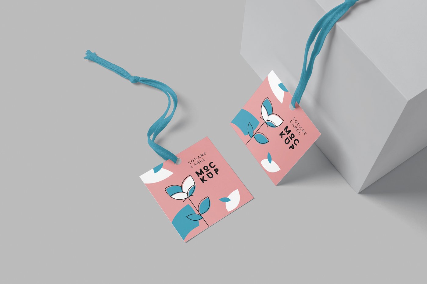 117 方形吊牌吊卡卡片模型 Square Hang Tag Mockups