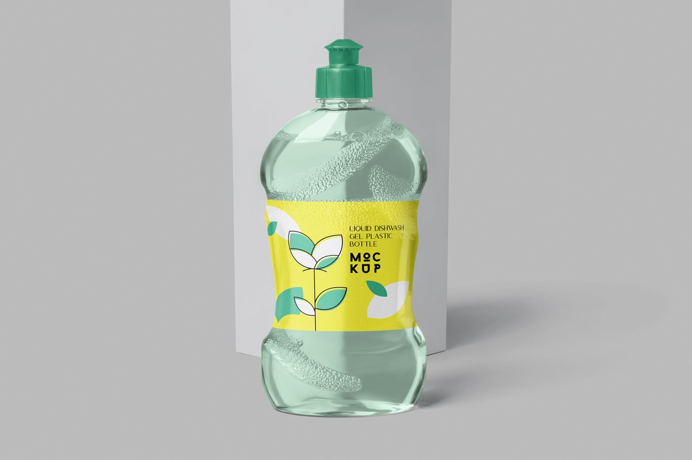 146 洗洁精洗手液透明挤压瓶样机模型 _Dishwash Bottle Mockups