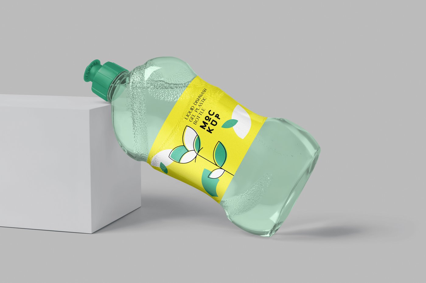 146 洗洁精洗手液透明挤压瓶样机模型 _Dishwash Bottle Mockups