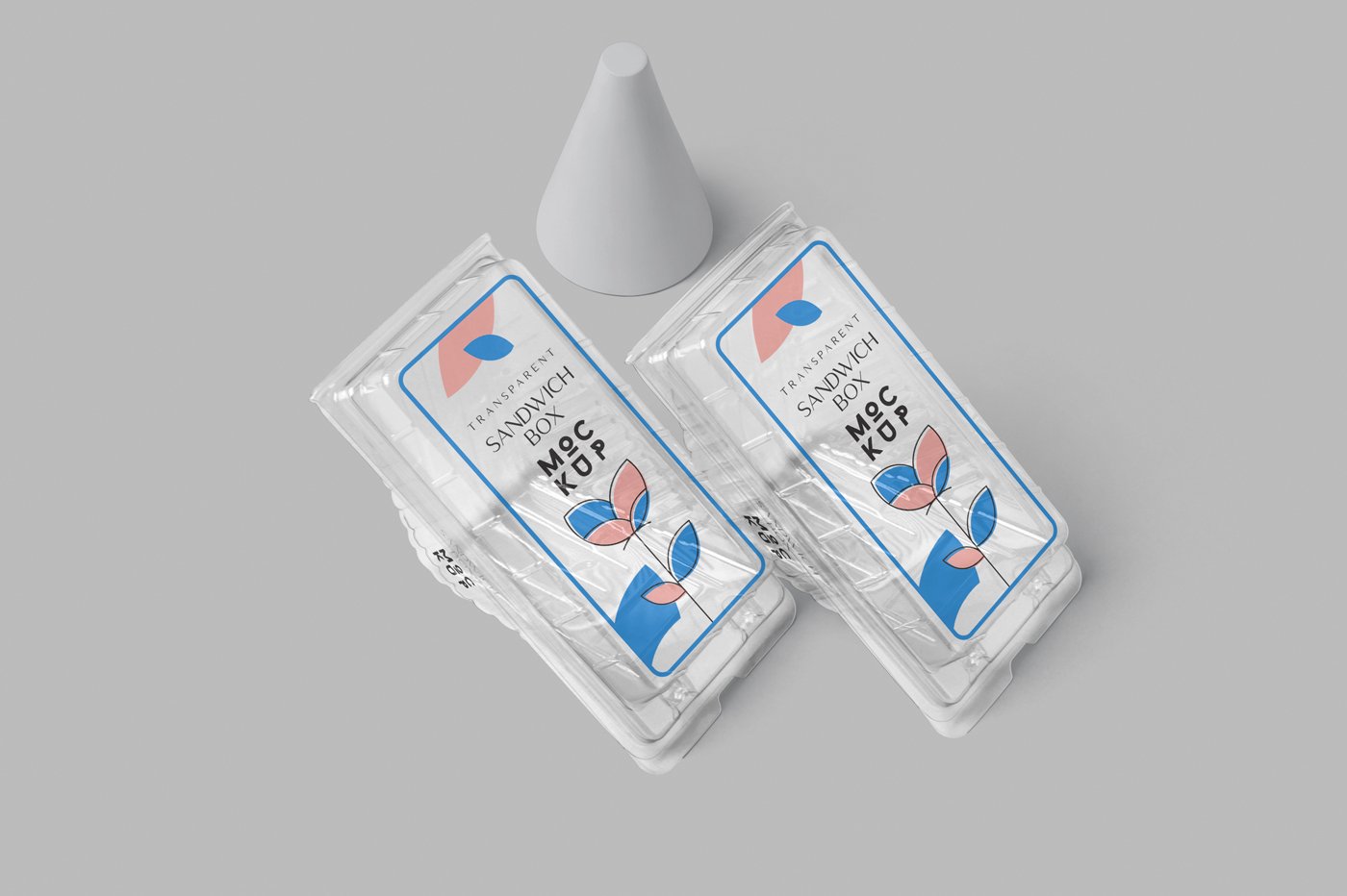 150 透明塑料三明治包装样机 Plastic Sandwich Packaging Mockups