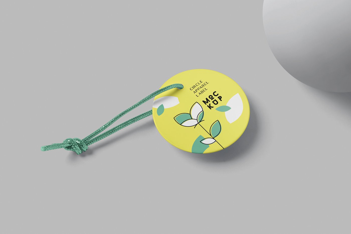 154 圆形吊牌样机Circular Hang Tag Mockups