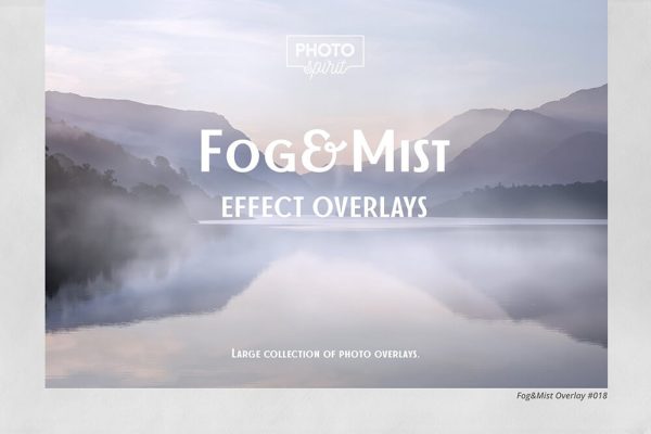 052 云雾雾霾效果照片叠层JPG素材Fog & Mist Effect Overlays