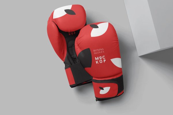 107 多角度拳击手套PSD样机Boxing Gloves Mockups