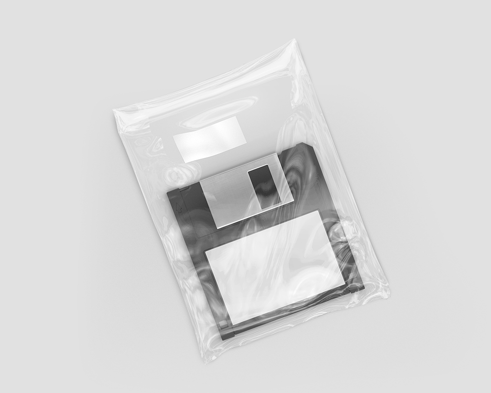 667 可商用软盘塑料透明袋样机